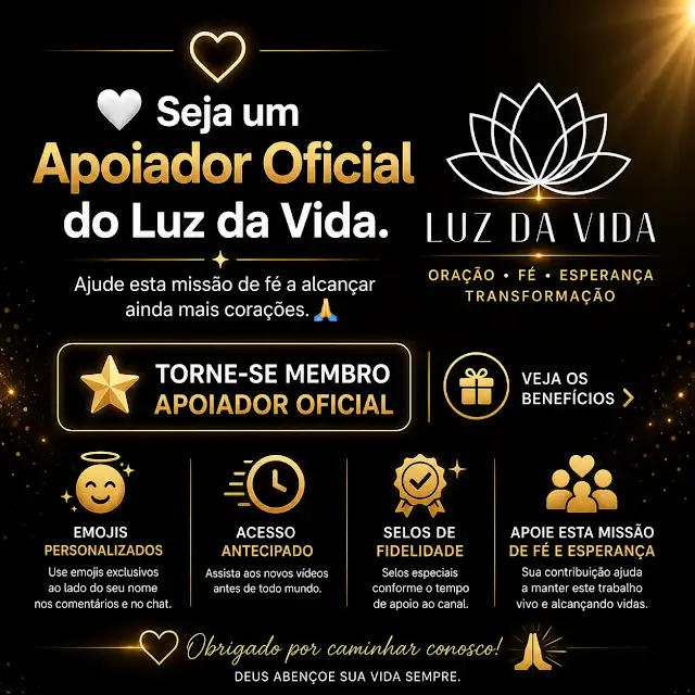 Benefícios de ser um Apoiador Oficial do Luz da Vida